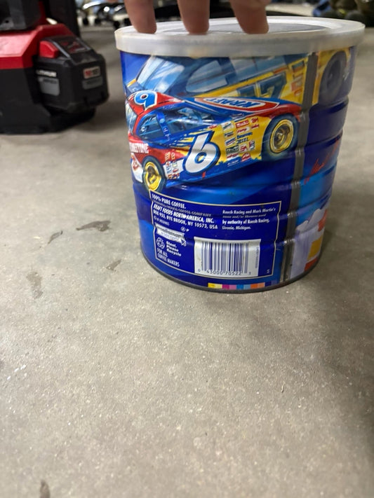 Vintage Maxwell House Limited Edition Collector’s Tin – Mark Martin NASCAR Design (34.5 oz)