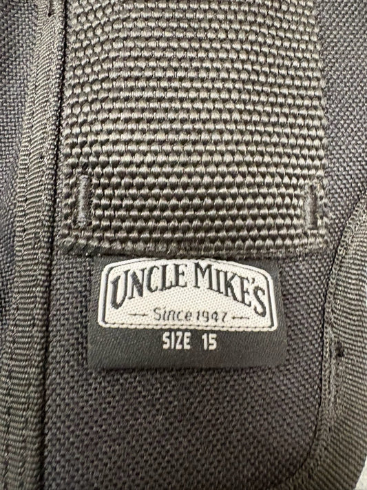 Uncle Mike’s Size 15 Tactical Holster – Nylon Belt Holster (Right-Hand Draw)