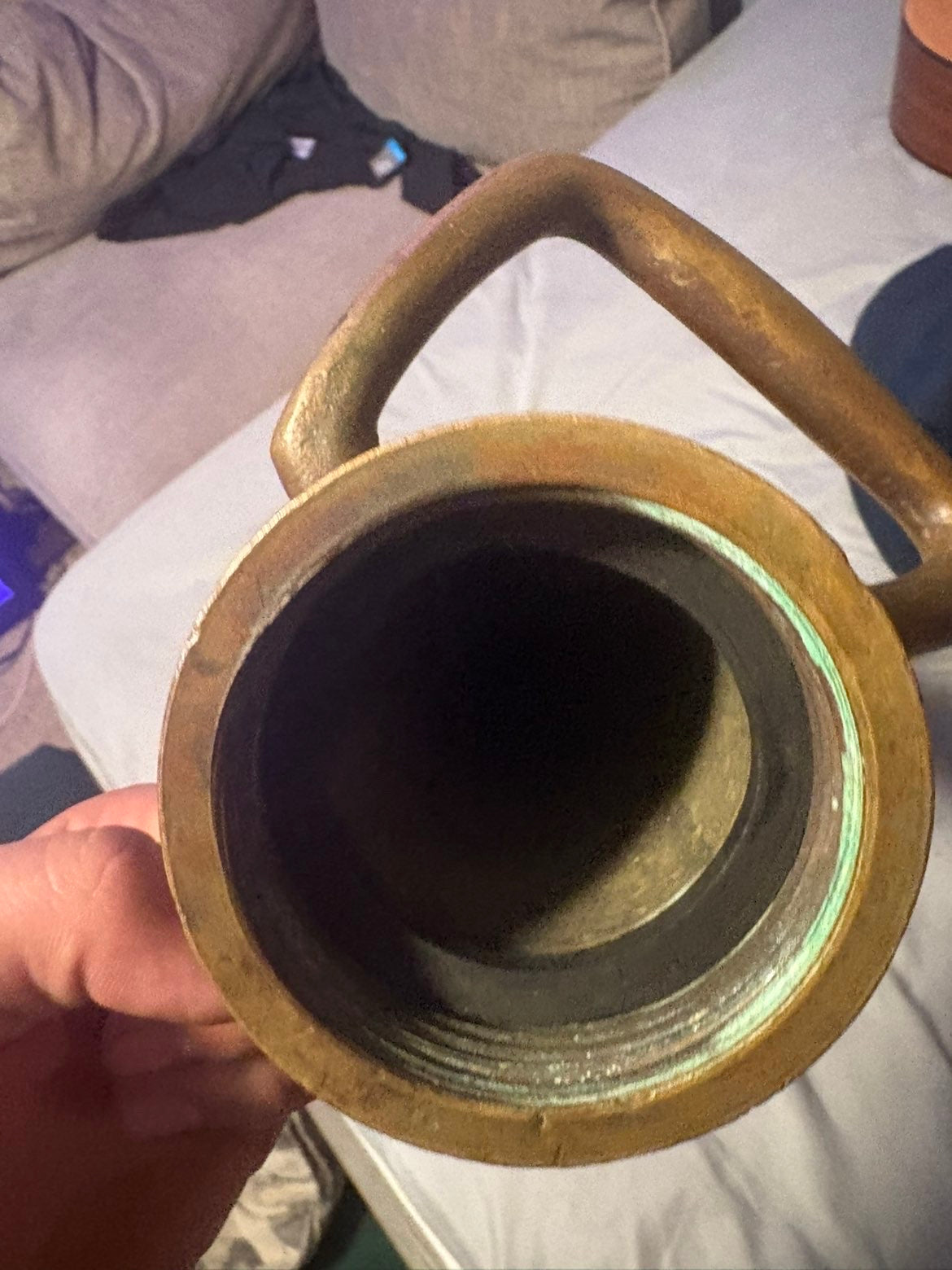 Antique Brass Fire Hose Nozzle