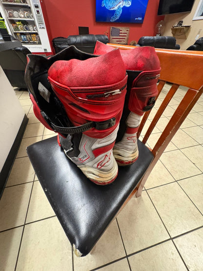 Alpinestars Supertech R Vented Motorcycle Racing Boots – Size 10.5