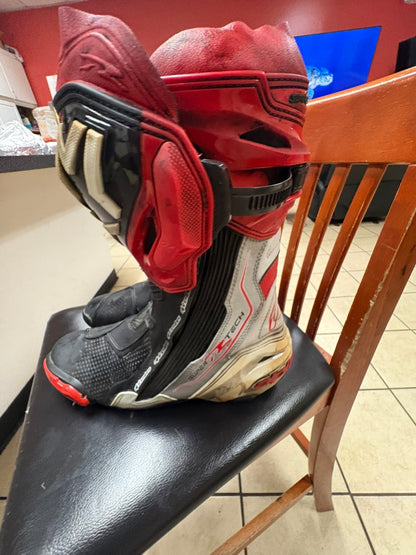 Alpinestars Supertech R Vented Motorcycle Racing Boots – Size 10.5