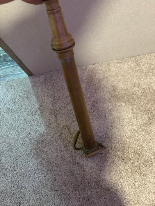 SOLD - Antique Brass Fire Hose Nozzle