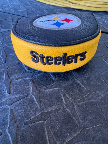 Pittsburgh Steelers Putter Head Cover – Black & Yellow Embroidered